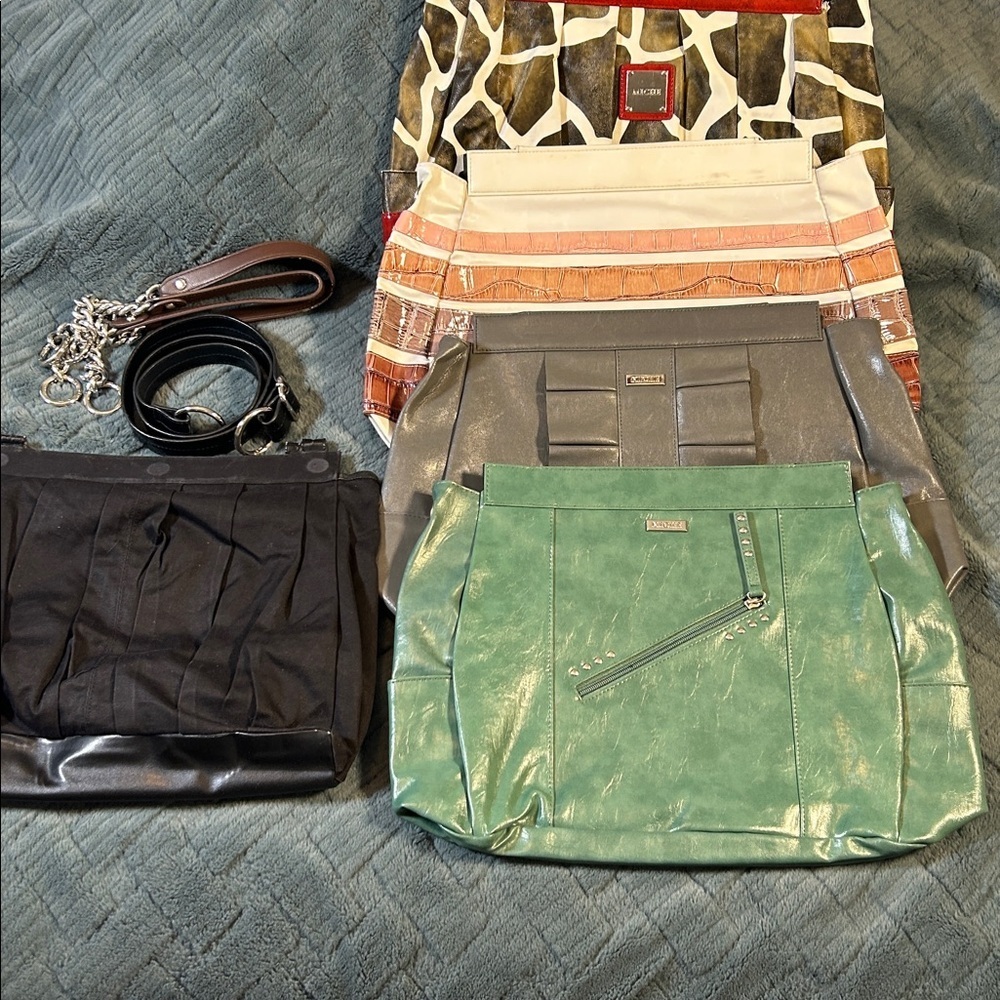 Bundle of Miche Women's Bags Collection - large base bag, 2 straps, 4 shells